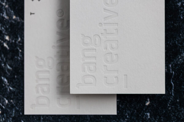 Tarjetas letterpress 2 colores - Imagen 2