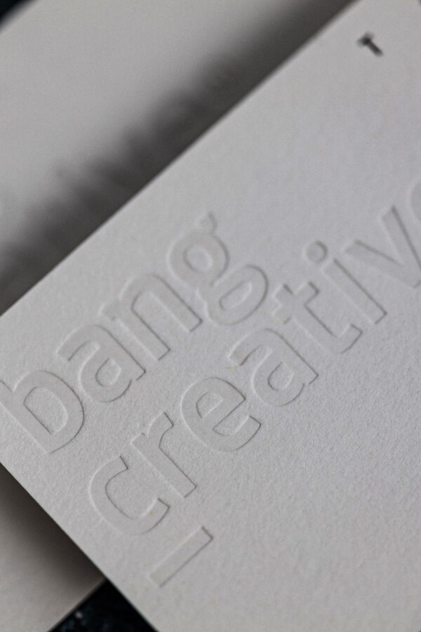 Tarjetas letterpress 2 colores - Imagen 3